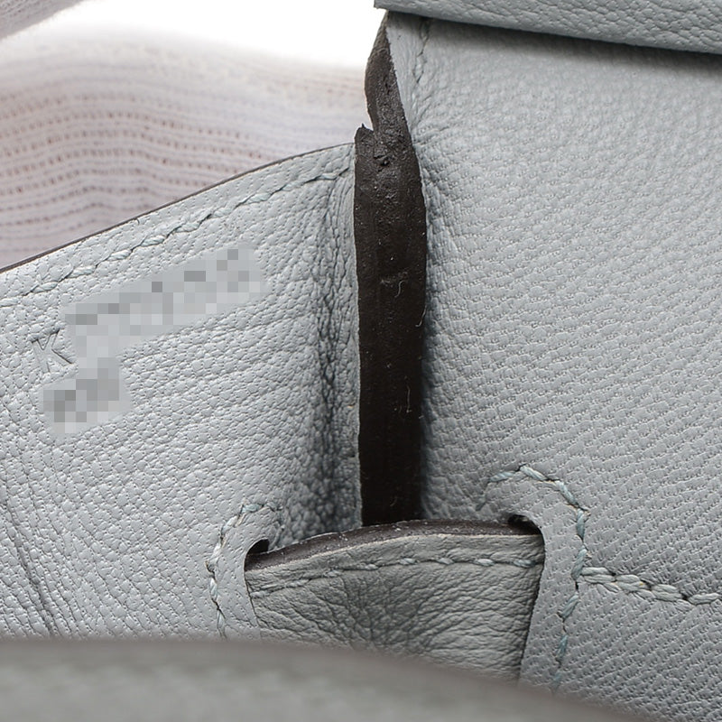 ショルダーバーキン29 エバーカラー ブルーグラシエ ゴールド金具 K刻印 ハンドバッグ