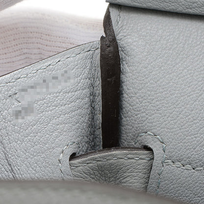 ショルダーバーキン29 エバーカラー ブルーグラシエ ゴールド金具 K刻印 ハンドバッグ