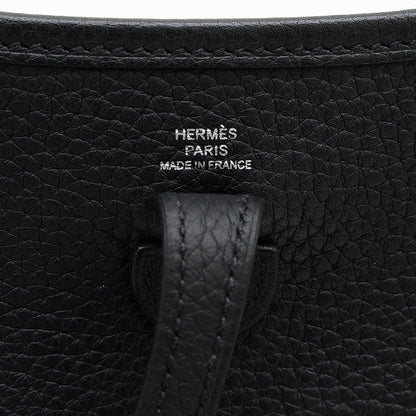 エブリンTPM トリヨン ブラック シルバー金具 Y刻印 ロングストラップ ショルダーバッグ