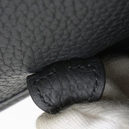 エブリンTPM トリヨン ブラック シルバー金具 Y刻印 ロングストラップ ショルダーバッグ