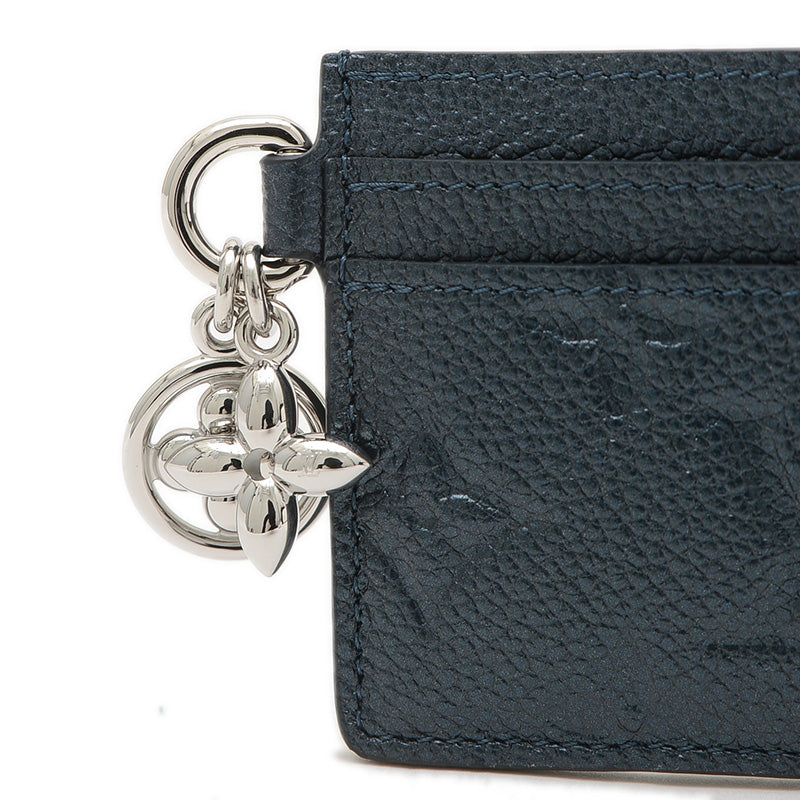 モノグラムアンプラント カードケース ポルトカルト LVチャーム M26525 カードケース