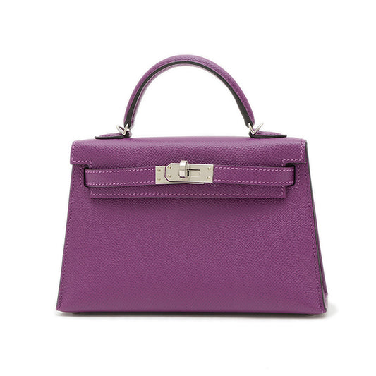 ケリーミニドゥ 2 エプソン アネモネ シルバー金具 D刻印 ハンドバッグ