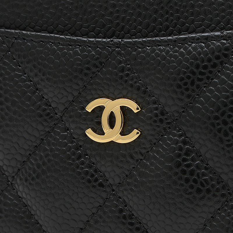 マトラッセ カードケース キャビアスキン ブラック AP0213 カードケース