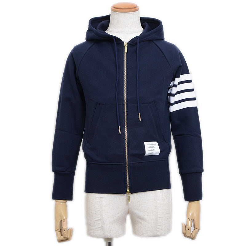 クラシック ループバック 4BAR ジップアップパーカー ネイビー メンズ 1サイズ パーカー