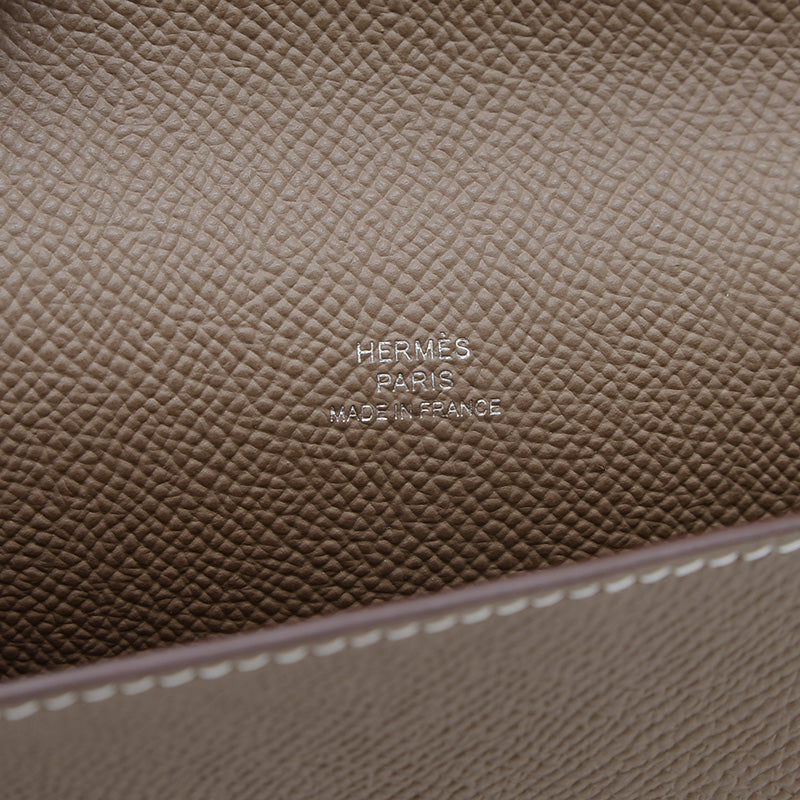 スナップ トゥーゴー エプソン エトゥープ シルバー金具 K刻印 ショルダーバッグ