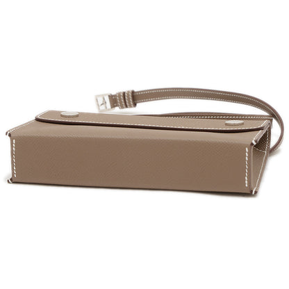 スナップ トゥーゴー エプソン エトゥープ シルバー金具 K刻印 ショルダーバッグ