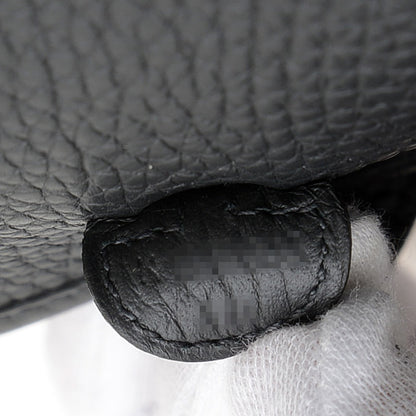 エブリンTPM トリヨン ブラック ゴールド金具 K刻印 ロングストラップ ショルダーバッグ