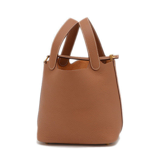 ピコタンロック PM 18 トリヨン ゴールド ゴールド金具 K刻印 ハンドバッグ