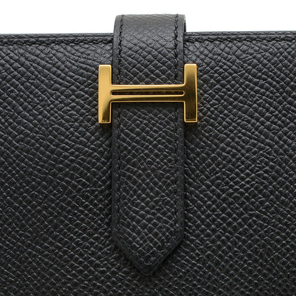 ベアンスフレ 長財布 エプソン ブラック ゴールド金具 D刻印 長財布