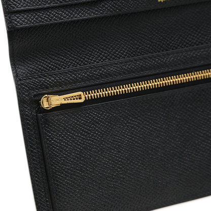 ベアンスフレ 長財布 エプソン ブラック ゴールド金具 D刻印 長財布