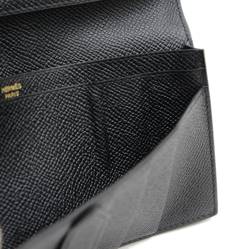 ベアンスフレ 長財布 エプソン ブラック ゴールド金具 D刻印 長財布