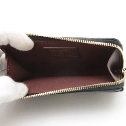 マトラッセ クラシック ジップ カードケース キャビアスキン ブラック AP3179 カードケース