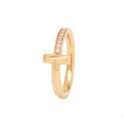 Tワン リング K18YG/ダイヤ #11号 リング・指輪