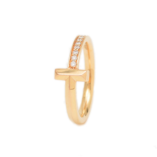 Tワン リング K18YG/ダイヤ #11号 リング・指輪