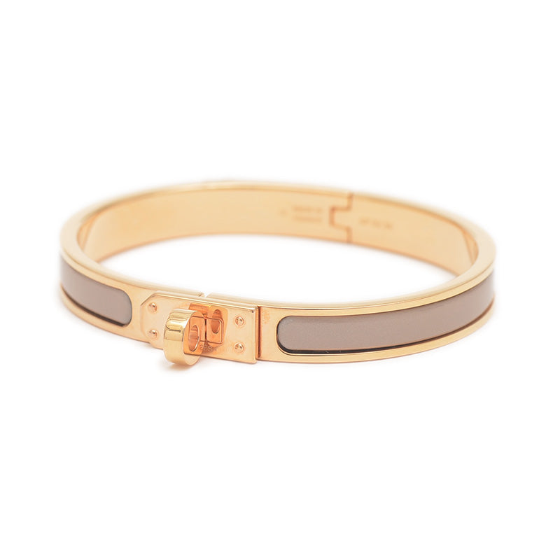 ミニクリック ケリーPM バングル ベージュ/ゴールド バングル