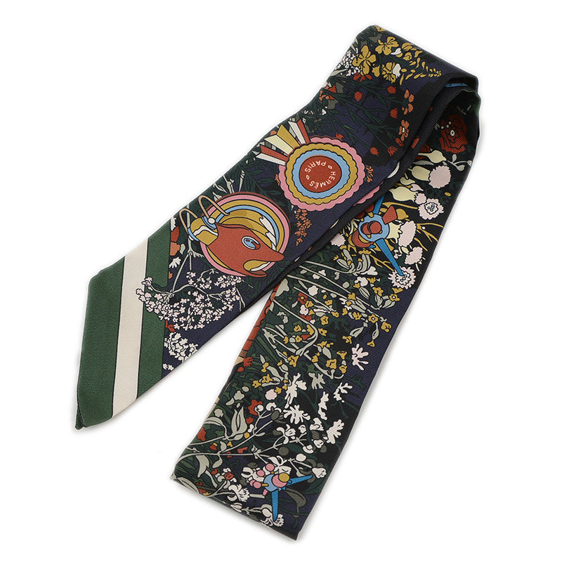 ツイリー ポニーピットストップ ヴェールロデン/ピンク/ブルー スカーフ