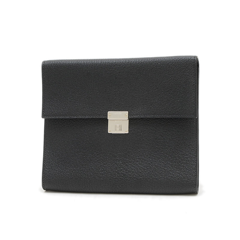 クリック16 ショルダーバッグ シェーブル ブラック シルバー金具 B刻印 ショルダーバッグ