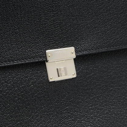 クリック16 ショルダーバッグ シェーブル ブラック シルバー金具 B刻印 ショルダーバッグ