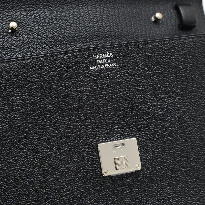 クリック16 ショルダーバッグ シェーブル ブラック シルバー金具 B刻印 ショルダーバッグ