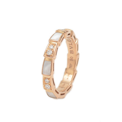 セルペンティ ヴァイパー リング K18PG/シェル/ダイヤ #50 リング・指輪