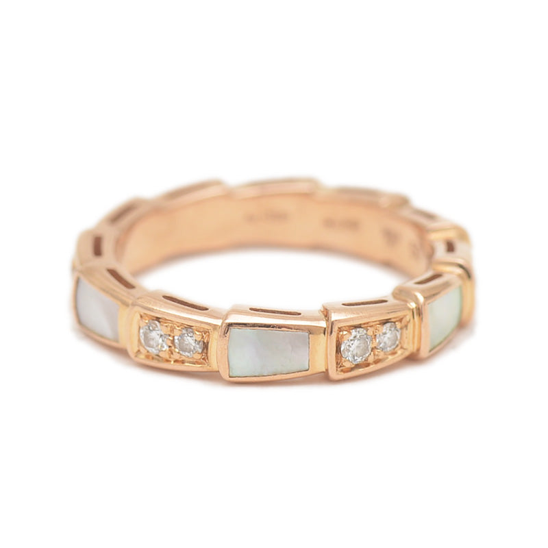 セルペンティ ヴァイパー リング K18PG/シェル/ダイヤ #50 リング・指輪