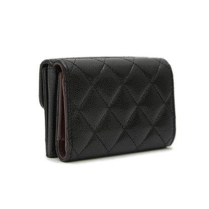 マトラッセ 三つ折り財布 キャビアスキン シルバー金具 AP0230 三つ折り財布