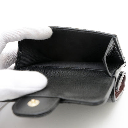 マトラッセ 三つ折り財布 キャビアスキン シルバー金具 AP0230 三つ折り財布