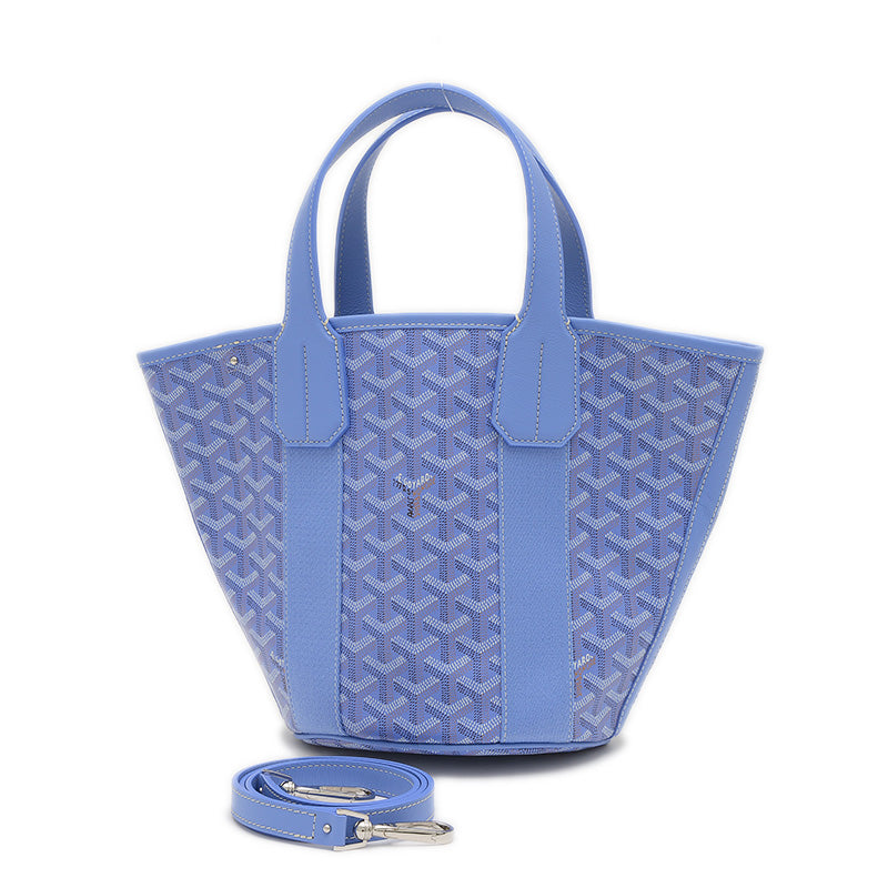 ベラーラ 2WAYバッグ ゴヤールディンキャンバス ブルー トートバッグ