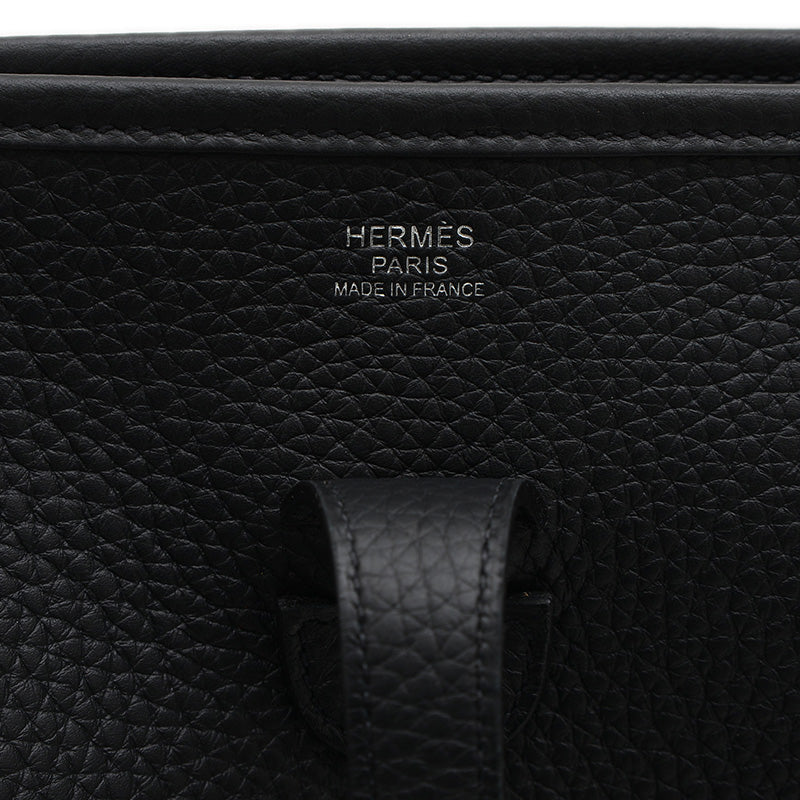 エブリン3 PM トリヨン ブラック シルバー金具 K刻印 ショルダーバッグ