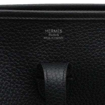 エブリン3 PM トリヨン ブラック シルバー金具 K刻印 ショルダーバッグ