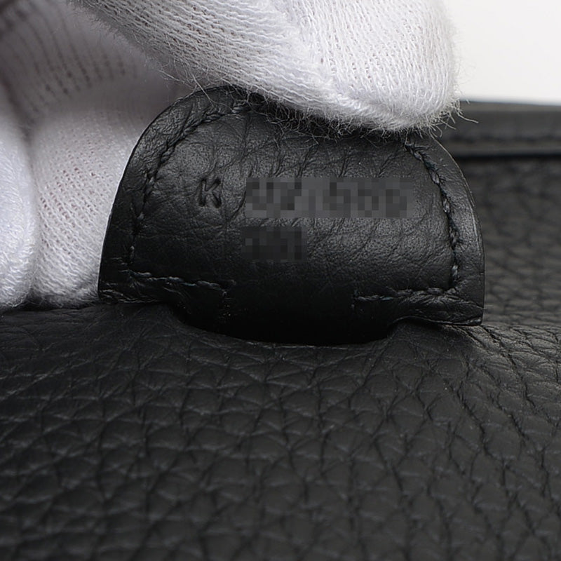 エブリン3 PM トリヨン ブラック シルバー金具 K刻印 ショルダーバッグ