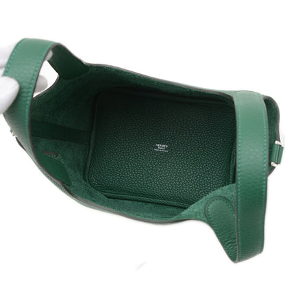 ピコタンロック PM 18 トリヨン ヴェールモワイヤン シルバー金具 K刻印 ハンドバッグ