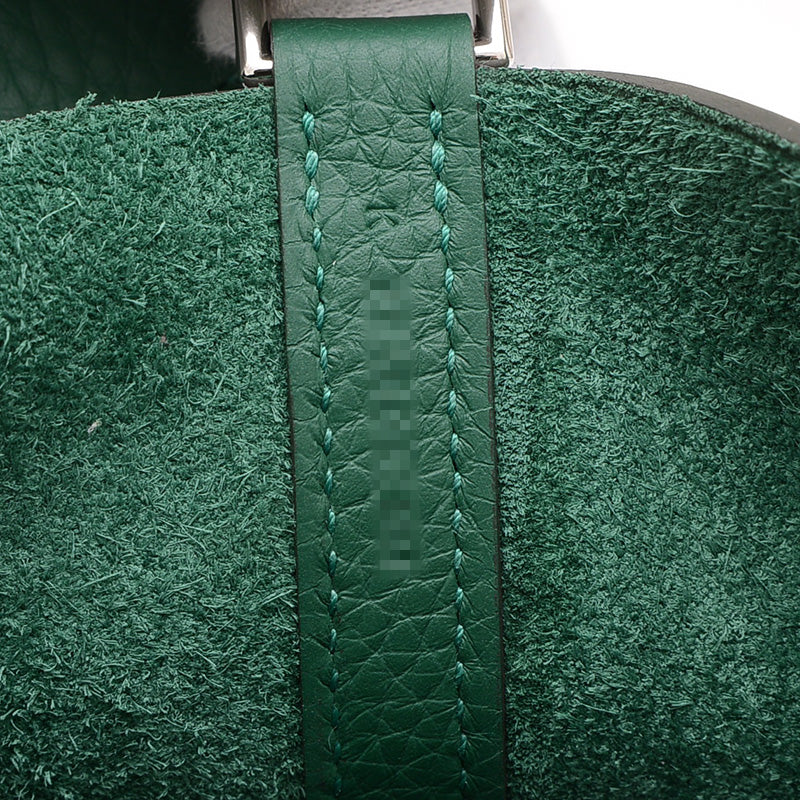 ピコタンロック PM 18 トリヨン ヴェールモワイヤン シルバー金具 K刻印 ハンドバッグ