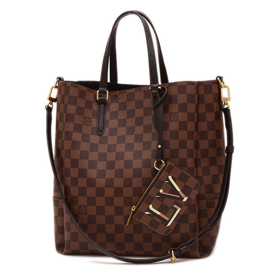 ダミエ ベルモントNV MM 2WAYバッグ ブラック N60294 トートバッグ