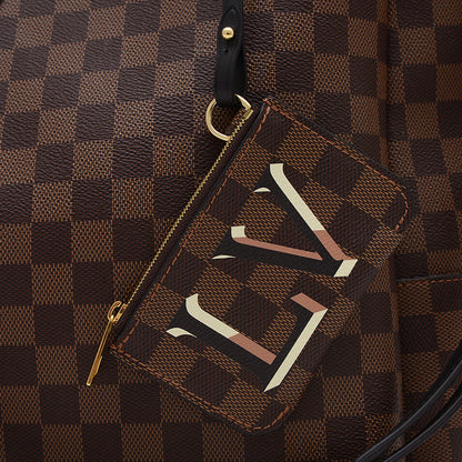 ダミエ ベルモントNV MM 2WAYバッグ ブラック N60294 トートバッグ