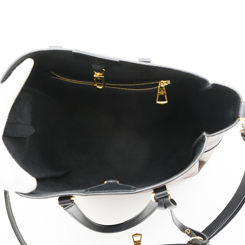 ダミエ ベルモントNV MM 2WAYバッグ ブラック N60294 トートバッグ