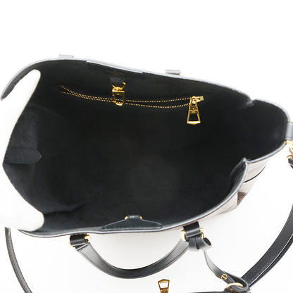 ダミエ ベルモントNV MM 2WAYバッグ ブラック N60294 トートバッグ