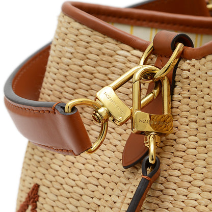 モノグラムジャイアント ネオノエ 2WAYバッグ ラフィア ナチュラル/ブラウン M57704 ハンドバッグ