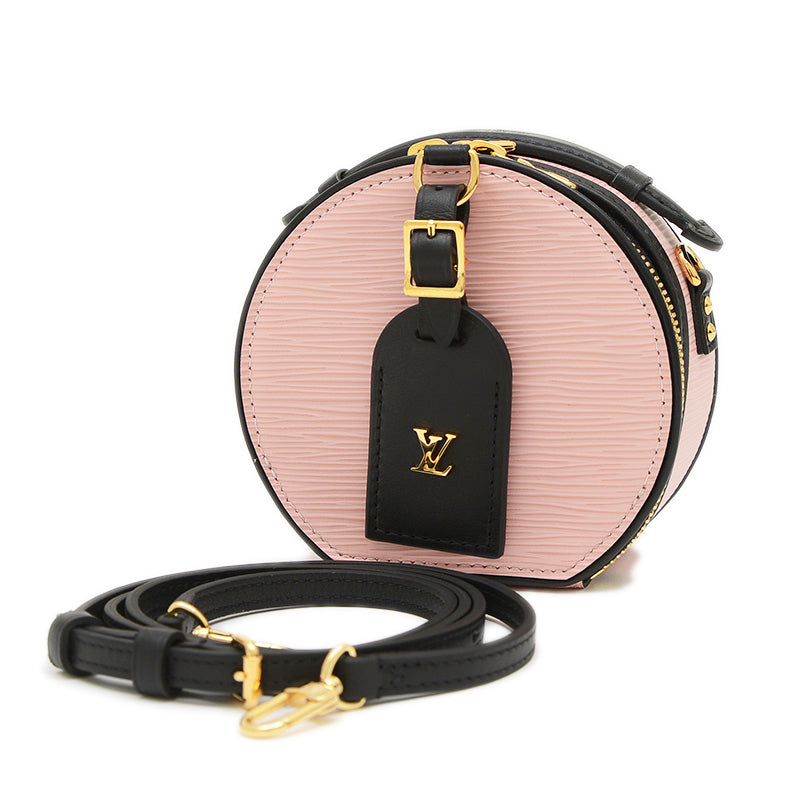 エピ ミニボワットシャポー ショルダーバッグ ローズバレリーヌ/ブラック R96000 ショルダーバッグ