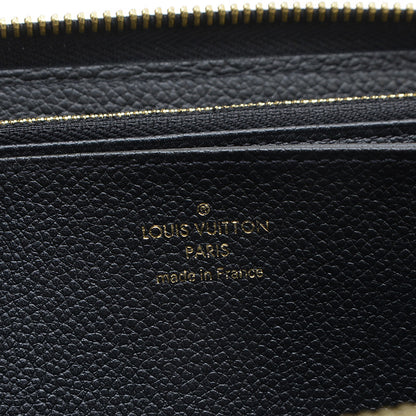 アンプラント ジッピーウォレット ステッチ ファスナー長財布 ブラック M64805 長財布