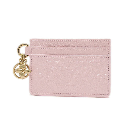 モノグラムアンプラント カードケース ポルトカルトLVチャーム ピンク M26214 カードケース