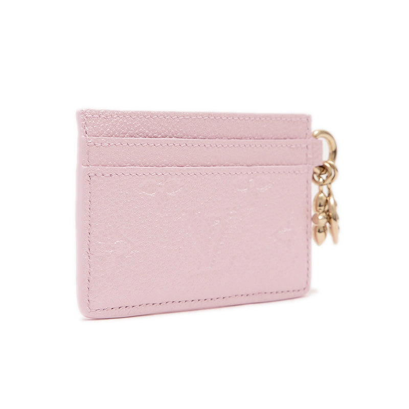 モノグラムアンプラント カードケース ポルトカルトLVチャーム ピンク M26214 カードケース