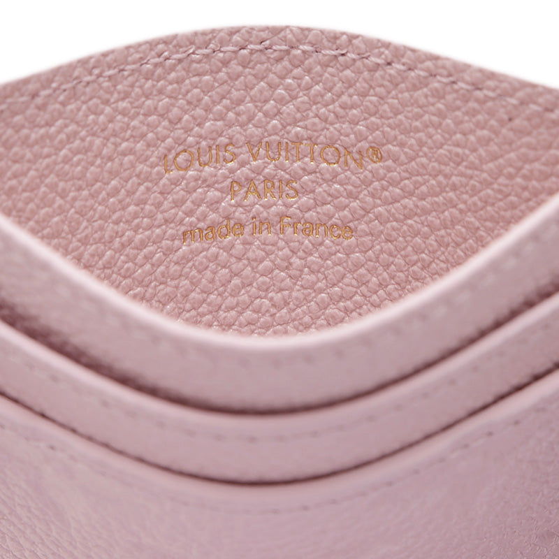 モノグラムアンプラント カードケース ポルトカルトLVチャーム ピンク M26214 カードケース