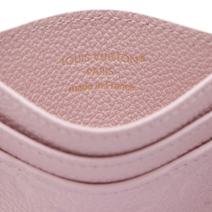 モノグラムアンプラント カードケース ポルトカルトLVチャーム ピンク M26214 カードケース