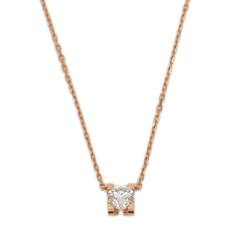 Cドゥ カルティエ ネックレス ダイヤ 0.33ct K18PG N70632 ネックレス
