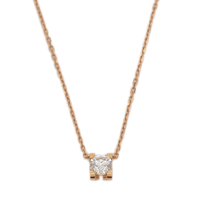 Cドゥ カルティエ ネックレス ダイヤ 0.33ct K18PG N70632 ネックレス