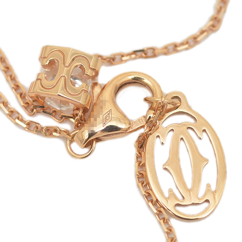 Cドゥ カルティエ ネックレス ダイヤ 0.33ct K18PG N70632 ネックレス