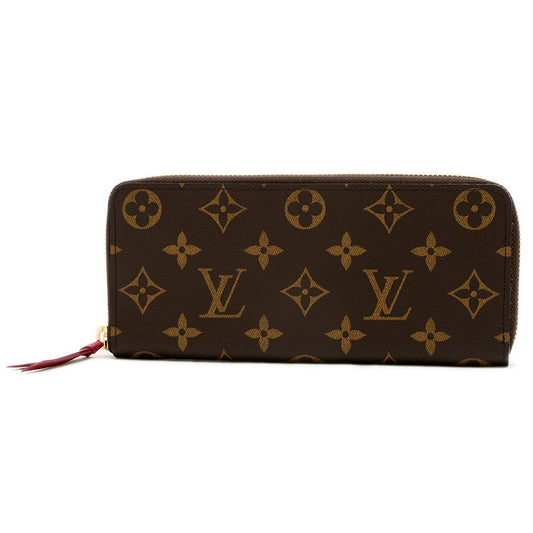 モノグラム ポルトフォイユクレマンス ラウンドファスナー長財布 フューシャ M60742 長財布