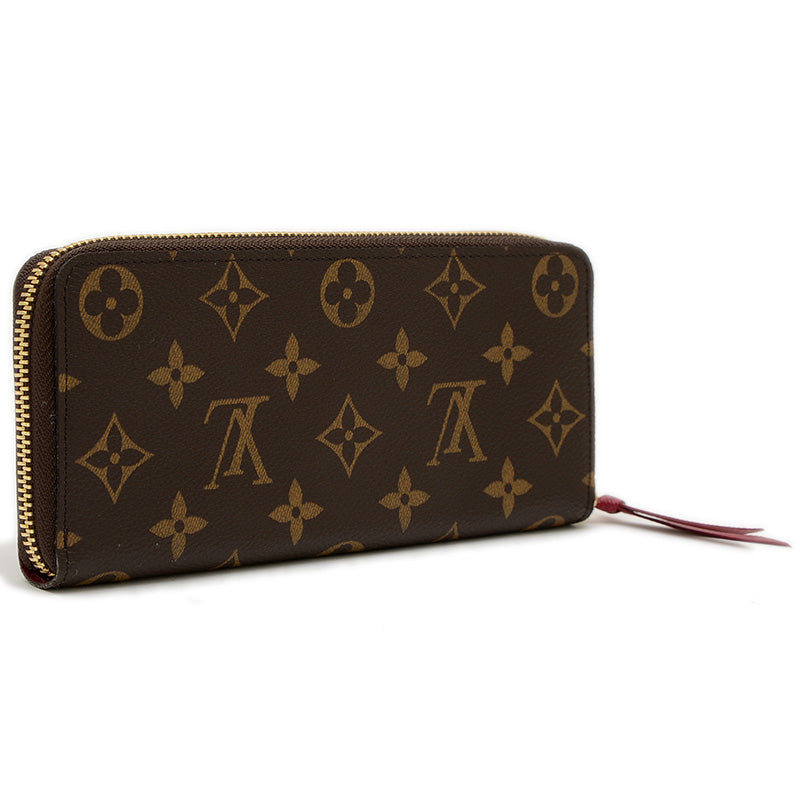 モノグラム ポルトフォイユクレマンス ラウンドファスナー長財布 フューシャ M60742 長財布