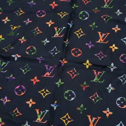 LVガーデン スカーフ シルク ブラック/マルチカラー M77995 スカーフ